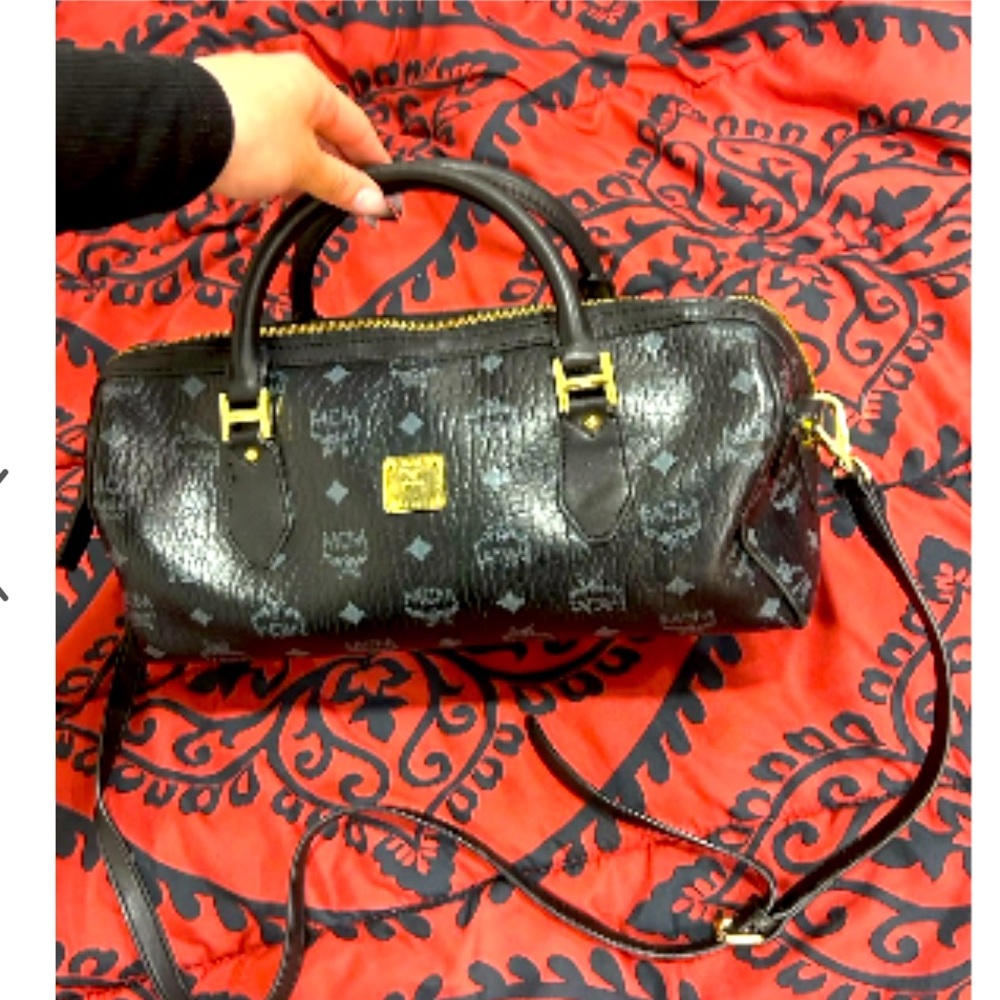 MCM Handbag in black monogram